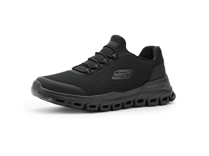 スケッチャーズ メンズ シューズ スニーカー SKECHERS Glide-Step Noltek Black/Black 黒いこと