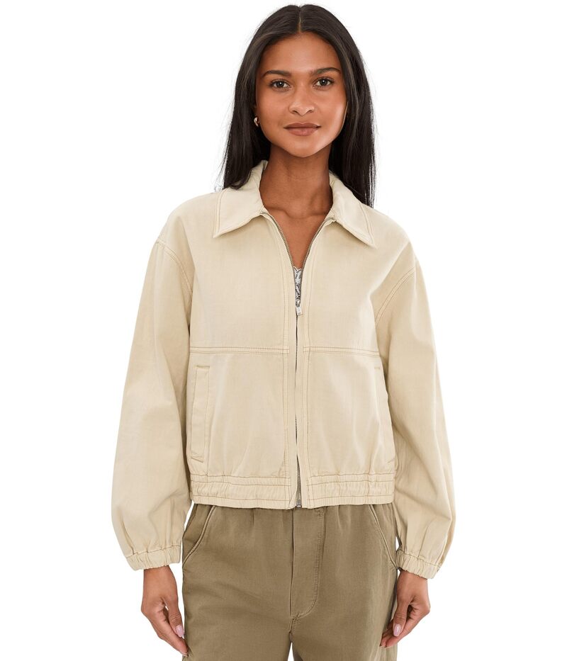 フリーピープル レディース アウター 厚地の外套 上衣 Free People We The Free Birdie Track Jacket Puff Pastry