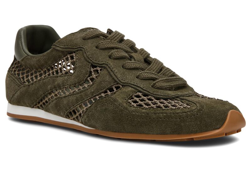 スティーブ マデン レディース シューズ サンダル Steve Madden Abbie Olive Suede Mesh オリーブ