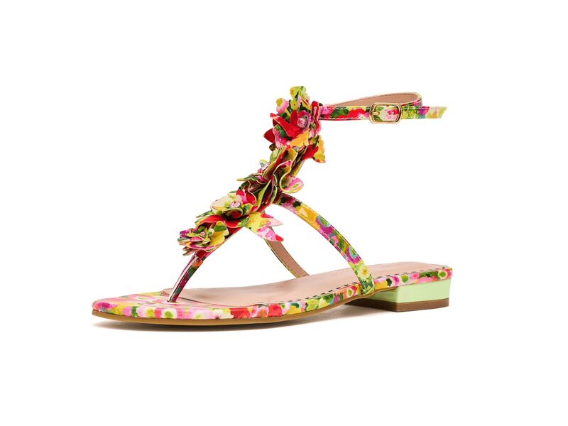 ブルーバイベトシージョンソン レディース シューズ サンダル Blue by Betsey Johnson Kenedy Green Floral Multi 緑であること