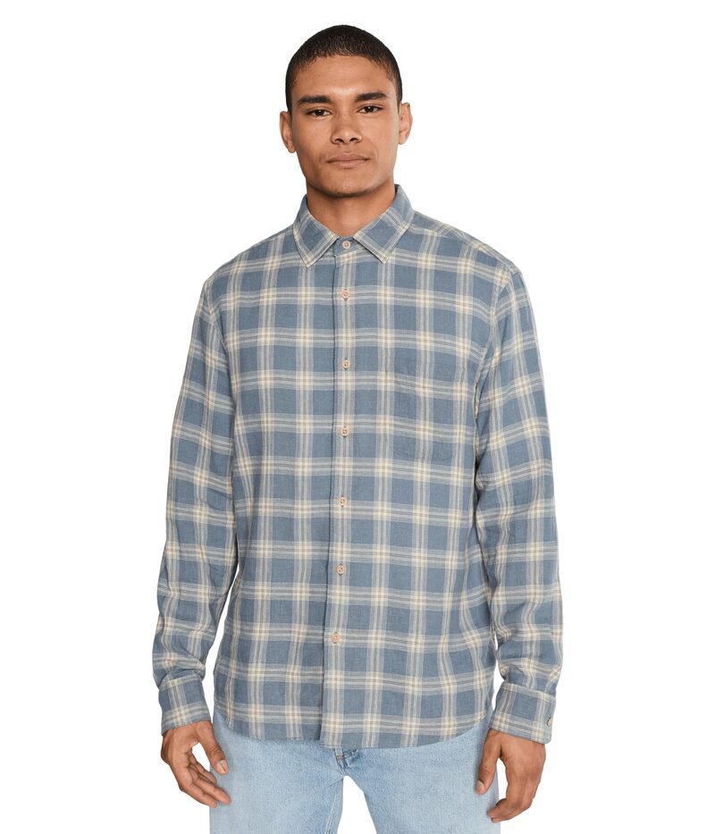 ファレティ メンズ トップス プルオーバー Faherty Palmetto Shirt Shore Flint Plaid 読み合わせる