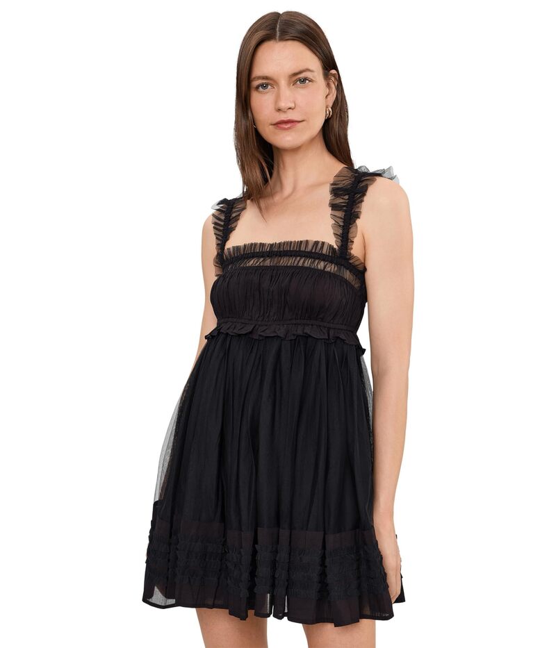 オールセインツ レディース トップス 衣装 AllSaints Angela Dress Black 黒いこと