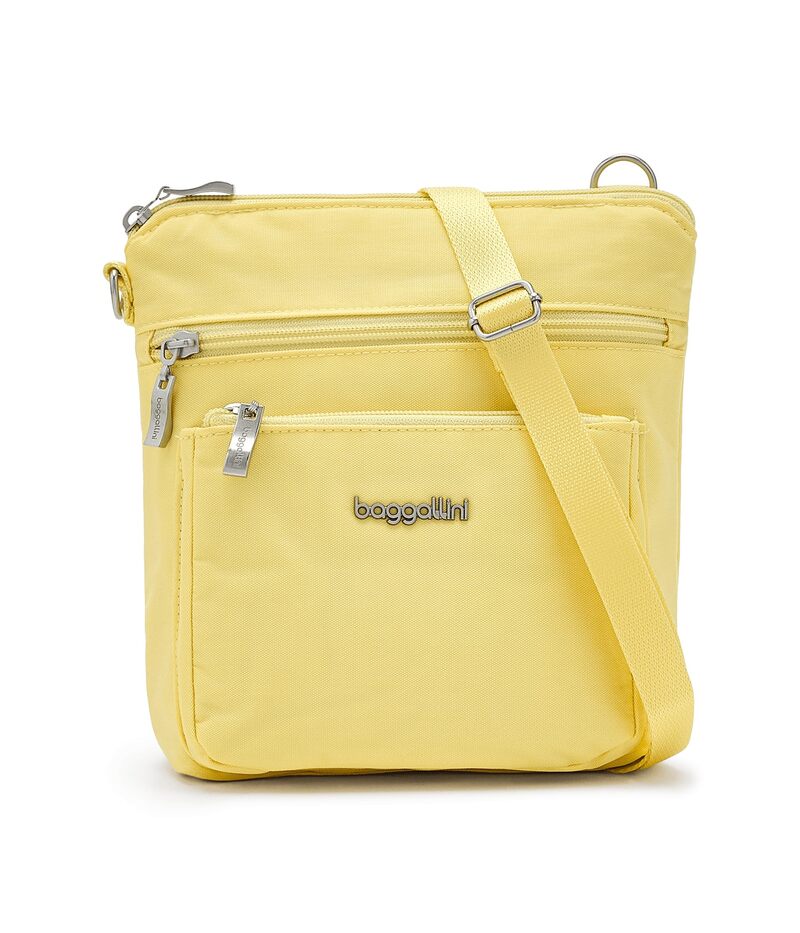 バッガリーニ レディース 御徒面子 Baggallini Modern Pocket Crossbody Butter Yellow 黄色