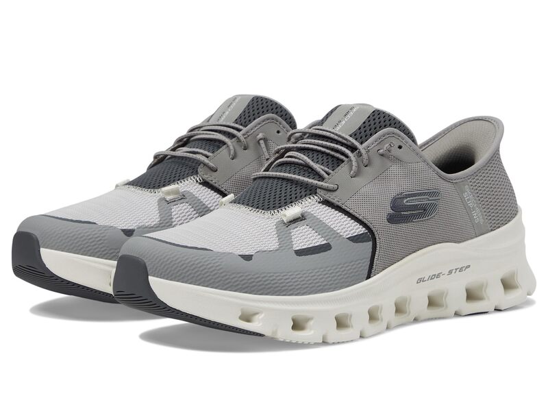 スケッチャーズ メンズ シューズ スニーカー SKECHERS Glide-Stepro Hands Free Slip-In Grey/Charcoal 濃灰色