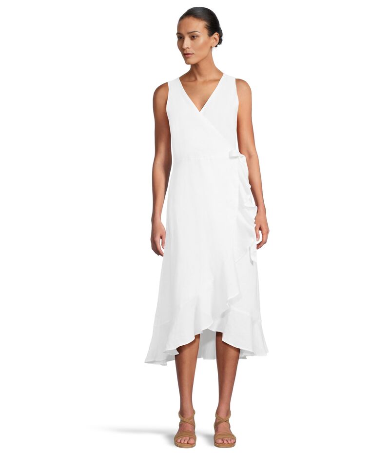 トッミーバハマ レディース トップス 衣装 MIDI ノースリーブ Tommy Bahama Coastalina Sleeveless Wrap Midi Dress White 白いこと