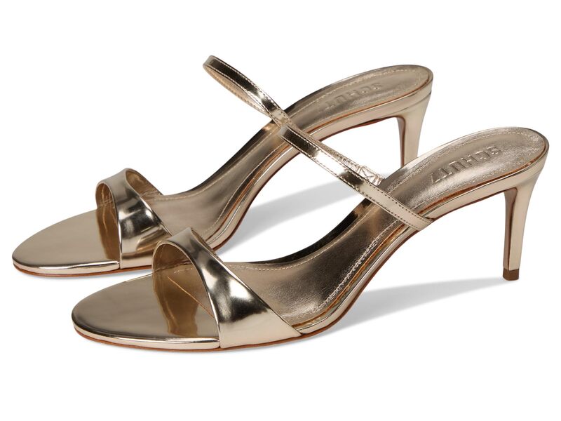 シュッツ レディース シューズ 踵 Schutz Jessica Mid Mule Platina