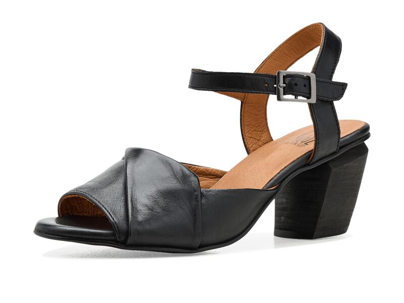 ミズムーズ レディース シューズ 踵 サンダル Miz Mooz Attie Heeled Sandals Black 黒いこと