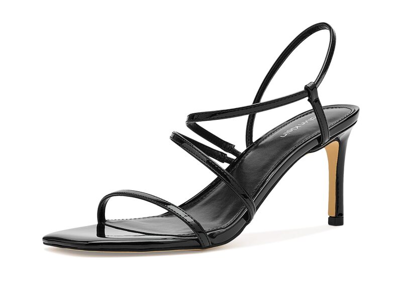 カルバンクライン レディース シューズ ブーツ・レインブーツ Calvin Klein Hadlee Black/White Patent ホワイト｜ReVida 店