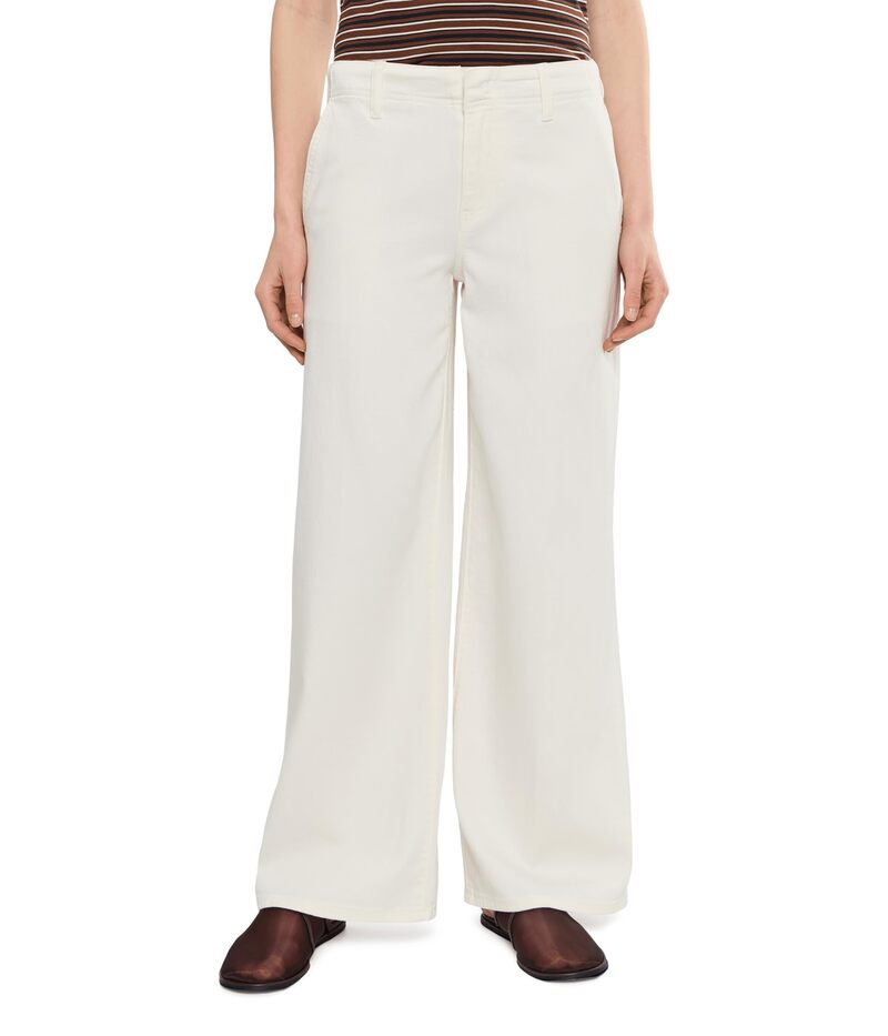 リヴァプール ロサンゼルス レディース ボトムス デニムパンツ ワイドレッグ ジーンズ Liverpoolos Angeles 30" Weekender Mid-Rise Wide Leg Jeans White ホワイト｜ReVida 店