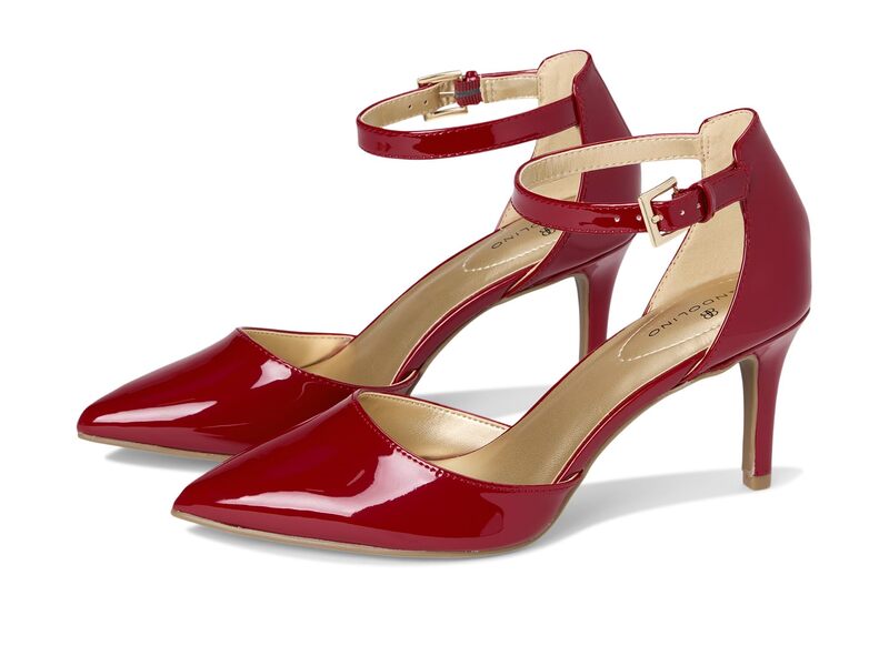 バンドリーノ レディース シューズ ヒール Bandolino Ginata Rosy Red Sleek Patent PU レッド|ReVida 店