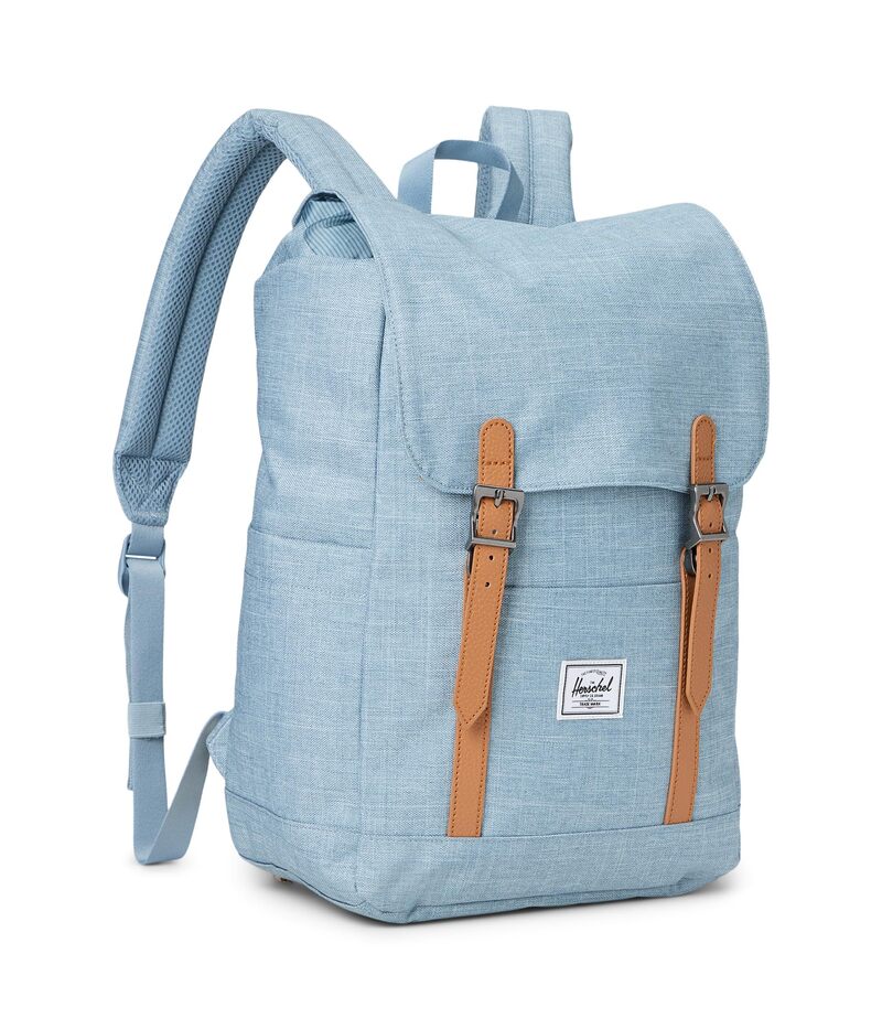 ハーシェルサプライ メンズ 御徒面子 うしろ側容器に並べる・背嚢 Herschel Supply Co. Retreat Small Backpack Ashley Blue Crosshatch 青碧