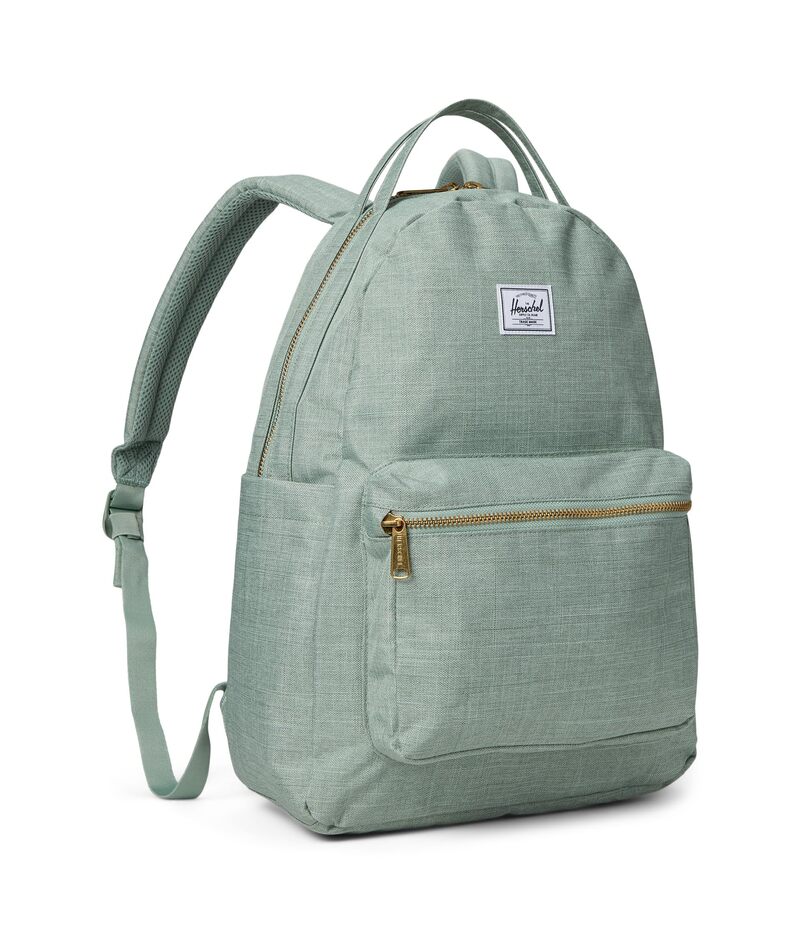 ハーシェルサプライ メンズ 御徒面子 うしろ側容器に並べる・背嚢 Herschel Supply Co. Settlement Backpack Light Grey Crosshatch 薄墨色