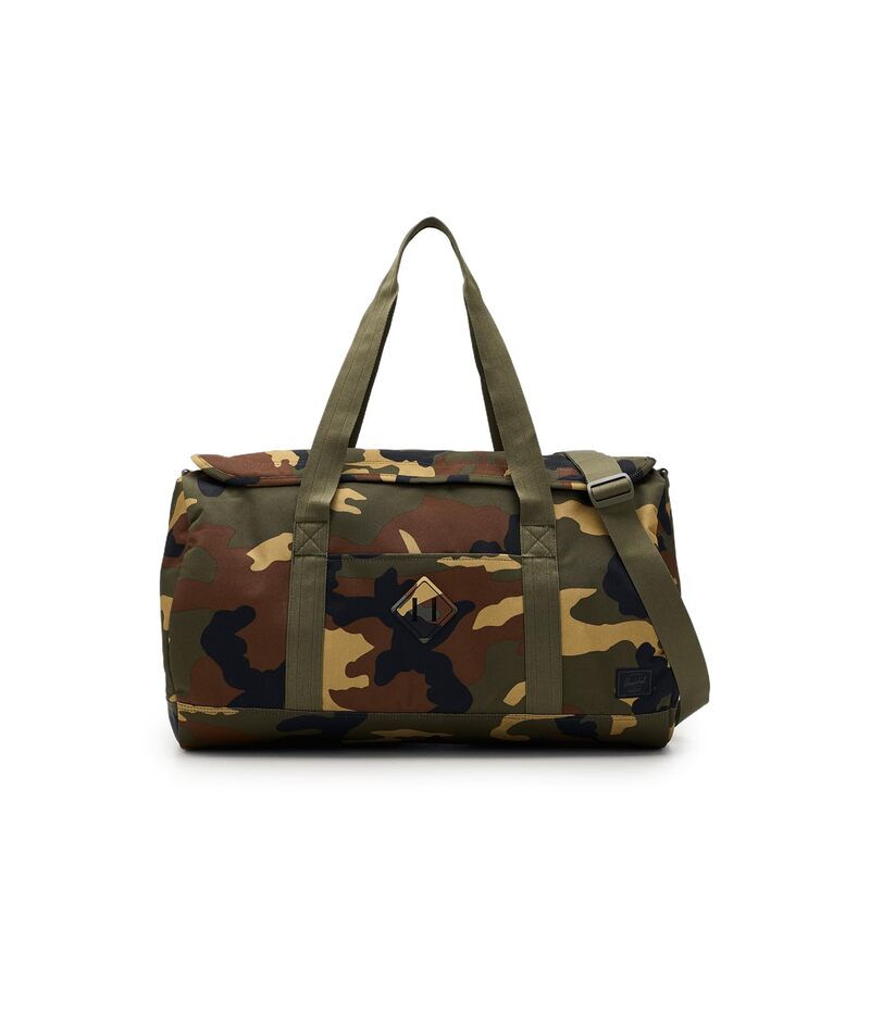 ハーシェルサプライ メンズ バッグ Herschel Supply Co. Heritage Duffel Woodland Camo/Black Label ブラック｜ReVida 店