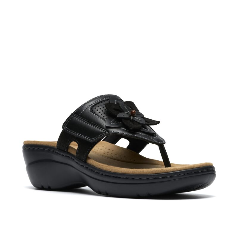 クラークス レディース シューズ ヒール Clarks Merliah 2 Kyla Black Combi Textile ブラック|ReVida 店