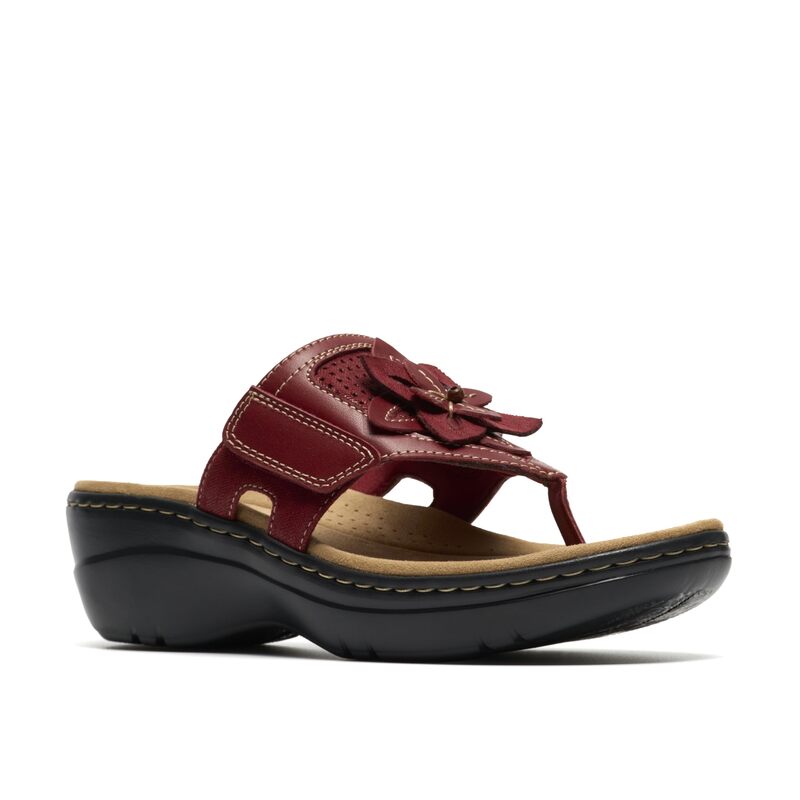 クラークス レディース シューズ 踵 Clarks Merliah 2 Kyla Red Combi Textile 赤いこと