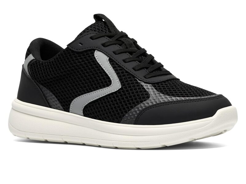 クラークス レディース シューズ スニーカー Clarks Ezrinn Tie Black Combi Textile 黒いこと