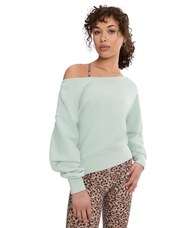 スピリチュアルギャングスタ レディース アウター パーカー・スウェット プルオーバー Spiritual Gangster La Vida 2.0 Sweatshirt Seafoam