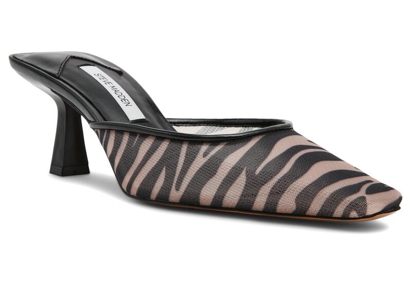 スティーブ マデン レディース シューズ サンダル Steve Madden Alyse Zebra Mesh 毛の荒物