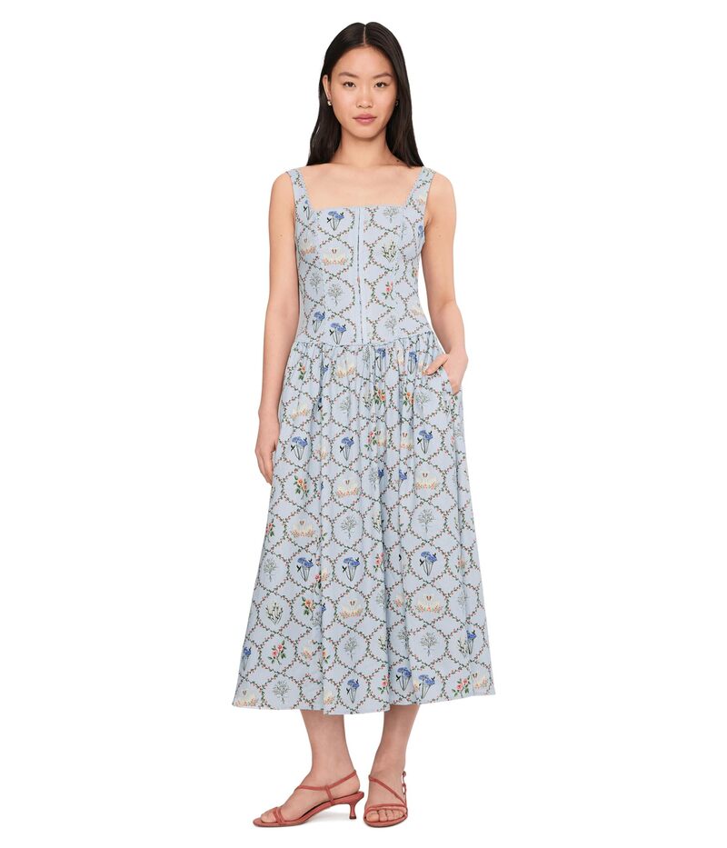 アヴェックレフィーユ レディース トップス 衣装 MIDI Avec Les Filles Corsetop Midi Dress Periwinkle Felicity