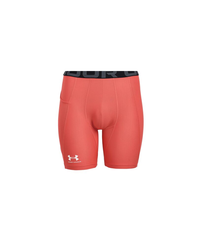 アンダーアーマー メンズ ボトムス 二分の一ズボン下・さる股引き 遊撃手ズボン下 Under Armour Heatgearmour Shorts Venom Red/White 白いこと