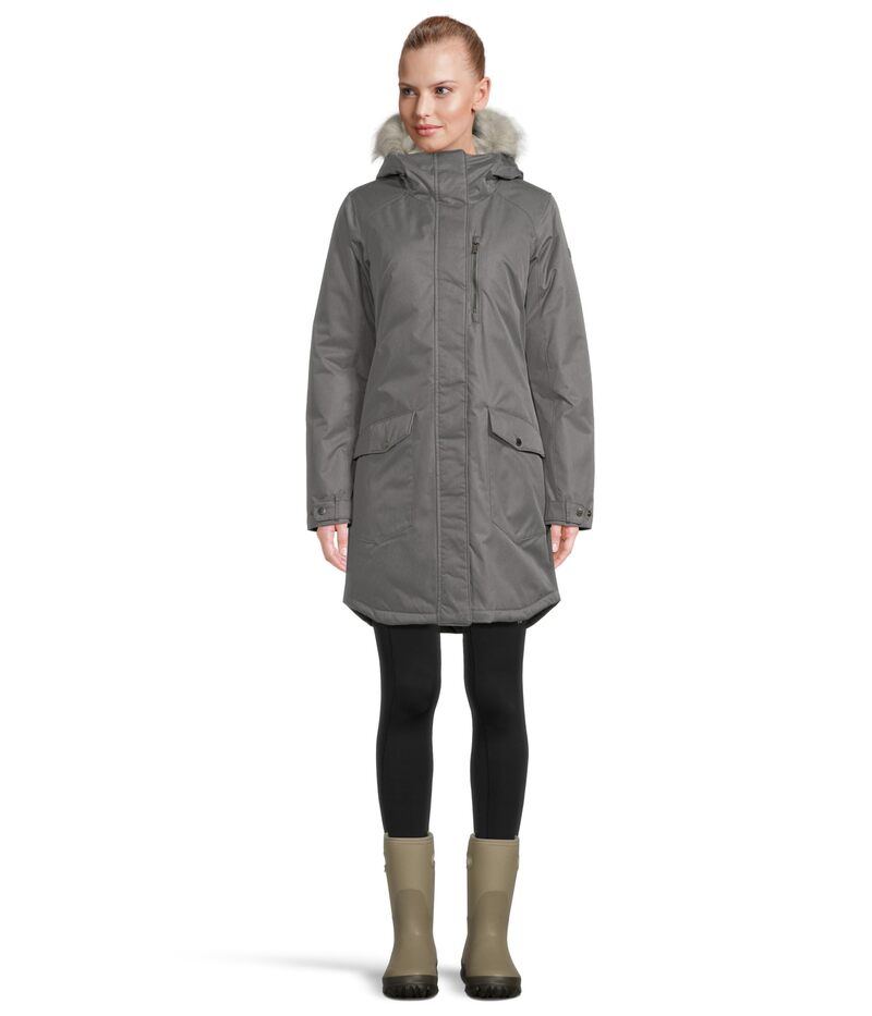 コロンビア レディース アウター 厚地の外套 上衣 Columbia Suttle Mountain Long Insulated Jacket City Grey 1 薄墨色
