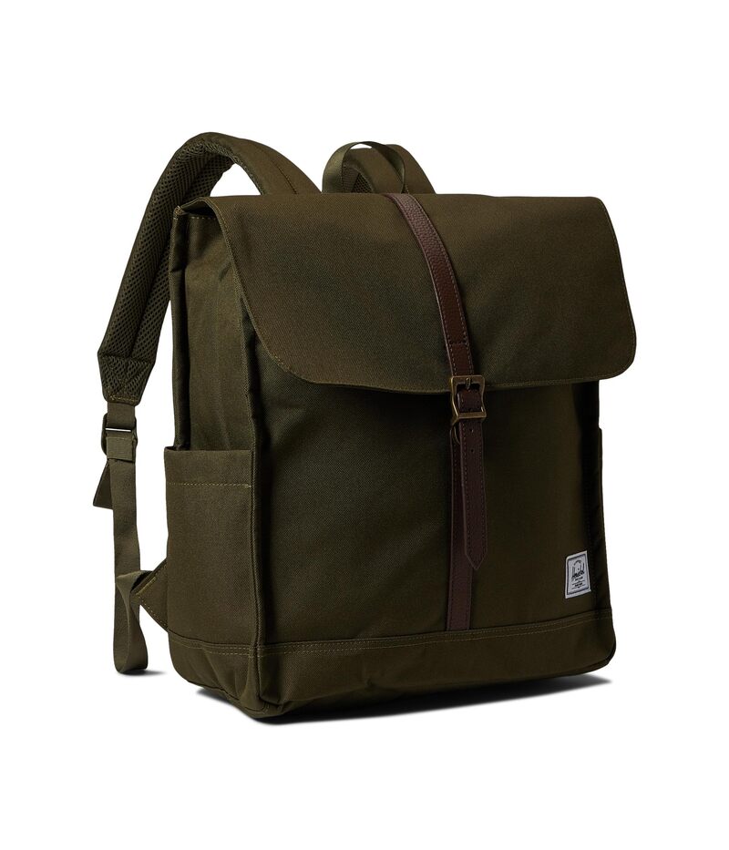 ハーシェルサプライ メンズ 御徒面子 うしろ側容器に並べる・背嚢 Herschel Supply Co. City Backpack Ivy Green 緑であること