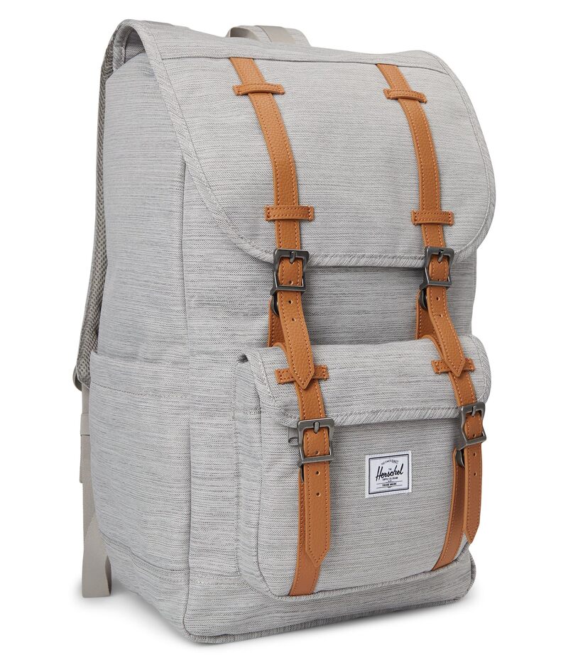 ハーシェルサプライ メンズ 御徒面子 うしろ側風呂敷き包み・背嚢 Herschel Supply Co. Little America Backpack Light Grey Crosshatch 薄墨色