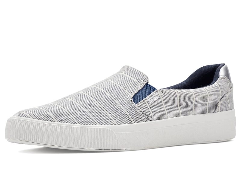ケッズ レディース シューズ スニーカー Keds Pursuit Slip-On Vintage Indigo/Silver Chambray インディゴ