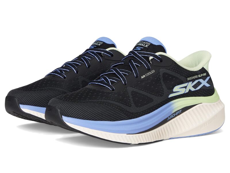 スケッチャーズ レディース シューズ スニーカー SKECHERS Performance Max Cushioning Arch Fit Areena Hands Free Slip-Ins Black/Multi 黒いこと