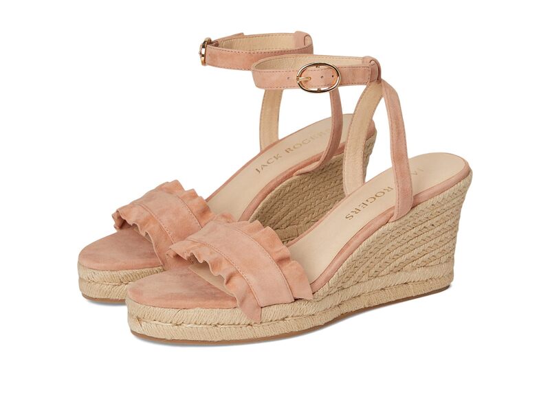 ジャックロジャース レディース シューズ 踵 フラウンス Jack Rogers Rozette Ruffle Wedge Toast