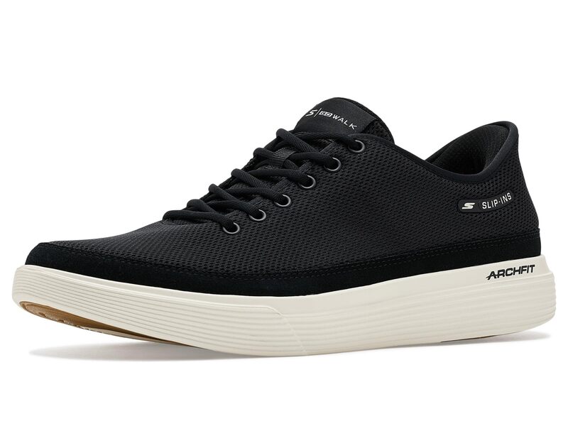 スケッチャーズ メンズ シューズ スニーカー SKECHERS Performance Go Walk Commuter Hands Free Slip-In Black/White 白いこと