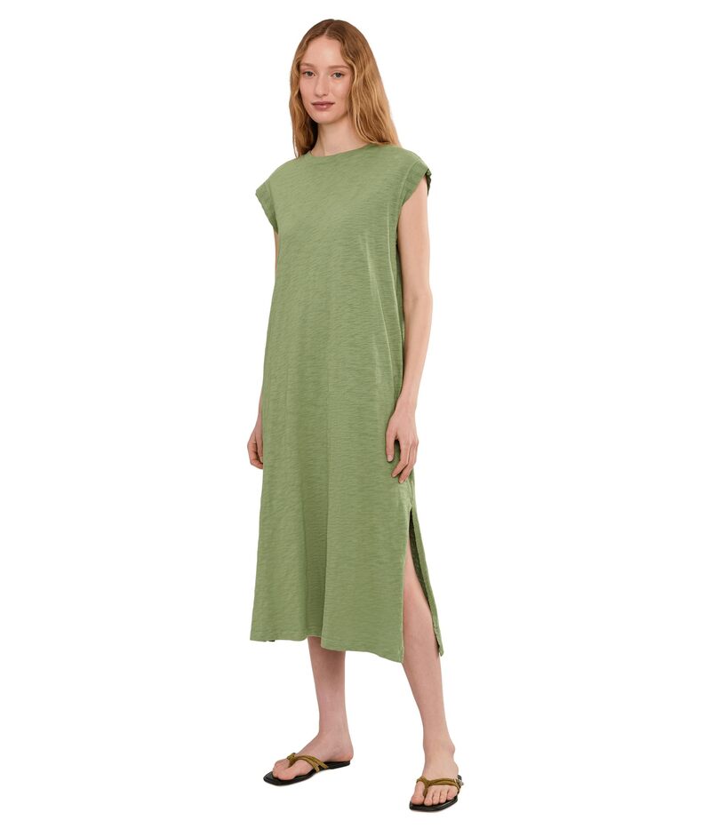 モッドドック レディース トップス ワンピース キャップ Mod-o-docap Sleeve Column Dress with Conrast Cuffs Hazel|ReVida 店
