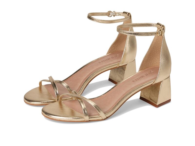 スティーブ マデン レディース シューズ オックスフォード Steve Madden Rae Gold Leather ゴールド