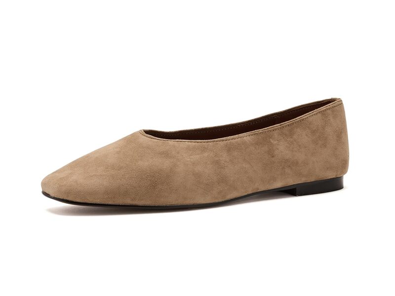 メイドウェル レディース シューズ サンダル スエードクロス Madewell The Mylie Ballet Flat インチ Suede Tawny Khaki カーキ
