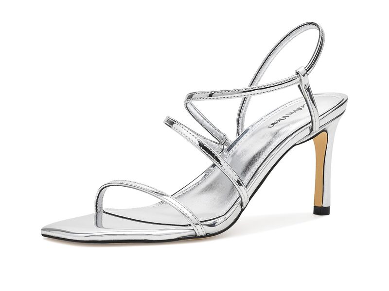 カルバンクライン レディース シューズ ブーツ・レインブーツ Calvin Klein Hadlee Silver Mirror Metallic しろがね色