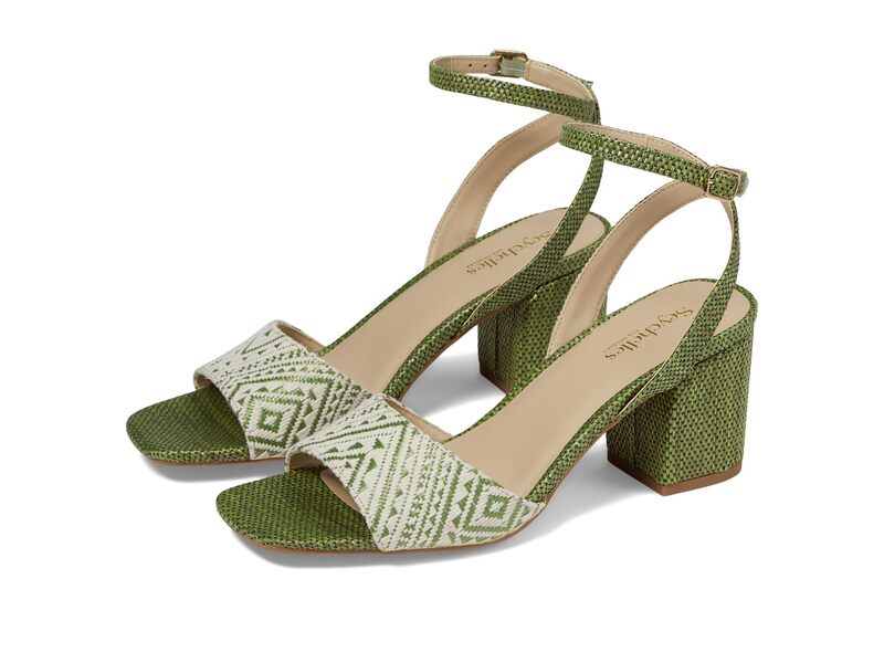 セイシェルズ レディース シューズ 踵 Seychellesimpleasures Raffia Off-White/Green 象牙色