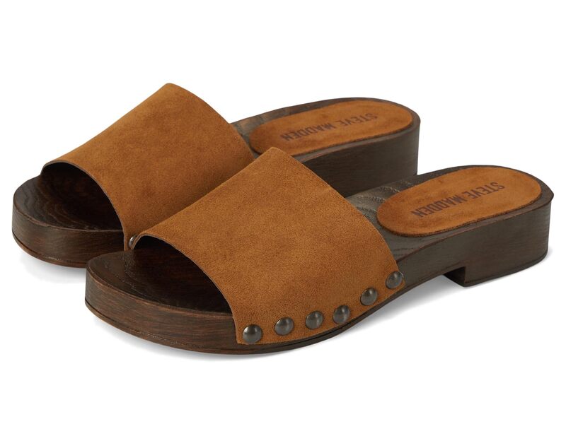スティーブ マデン レディース シューズ 踵 Steve Madden Cento Chestnut Suede