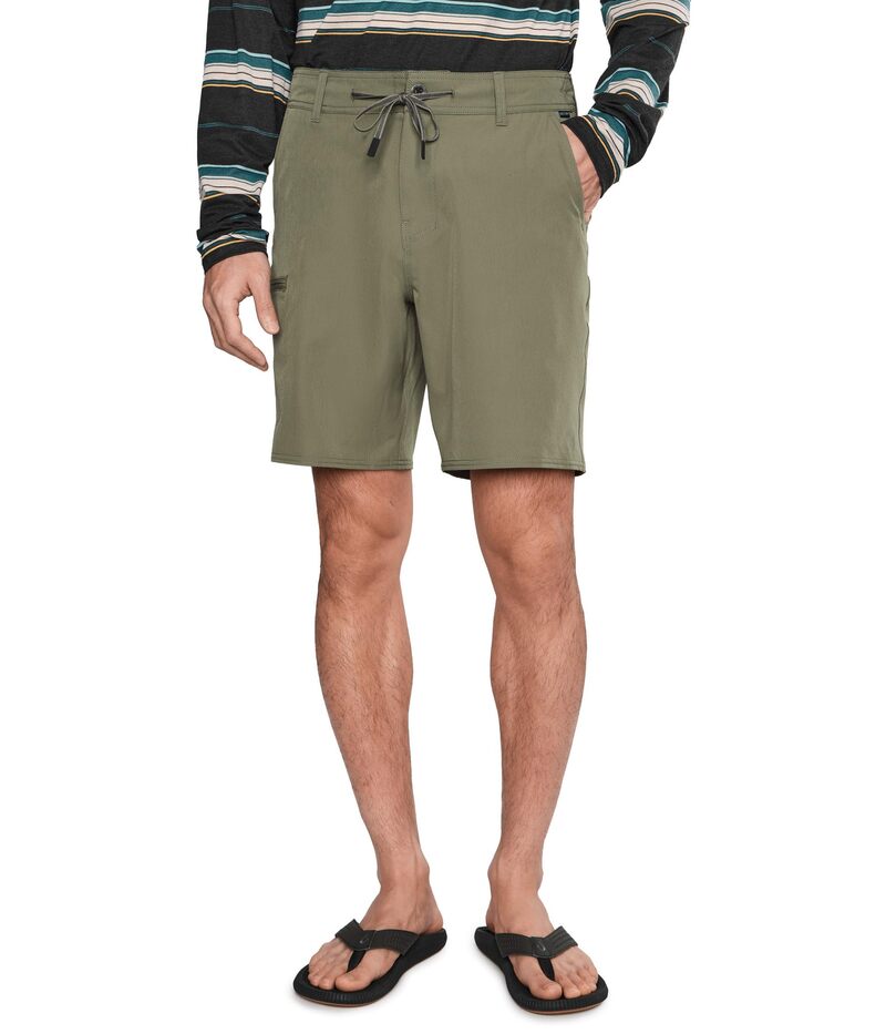 ソルティークルー メンズ ボトムス 二分の一ズボン下・さる股引き 遊撃手ズボン下 Salty Crew Transom Tech Shorts Dusty Olive オリーブ