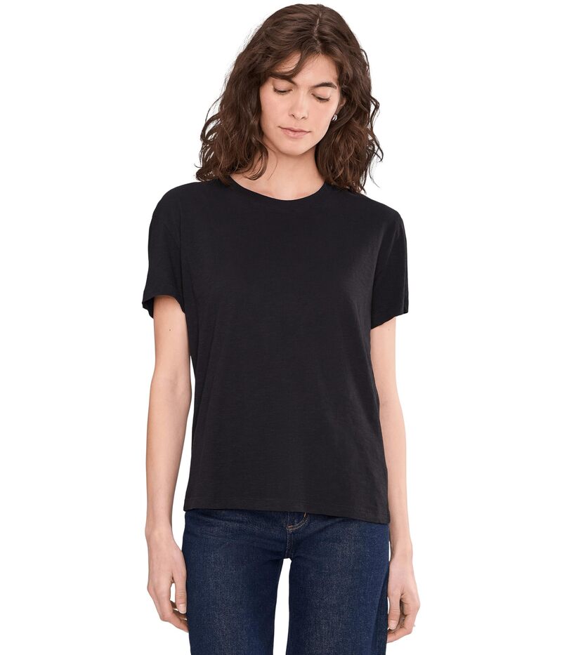 パクト レディース トップス ティーシャツ PACT Featherweight Slub Relaxed Tee Black 黒いこと