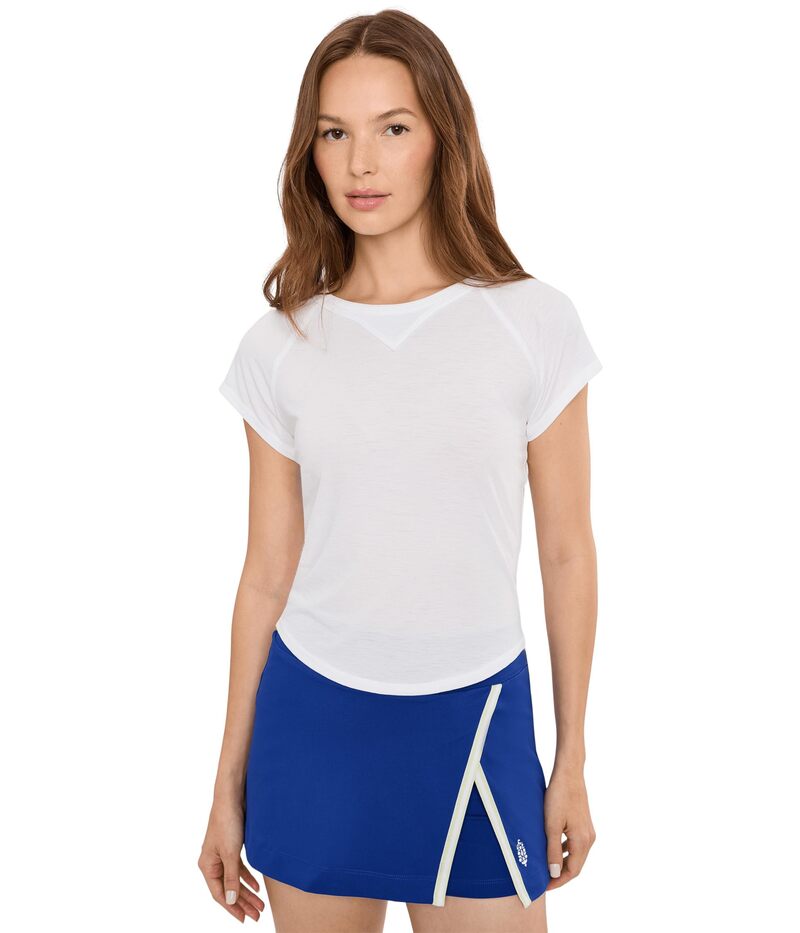 フリーピープル レディース トップス シャツ FP Movementempo Baseball Tee White ホワイト｜ReVida 店