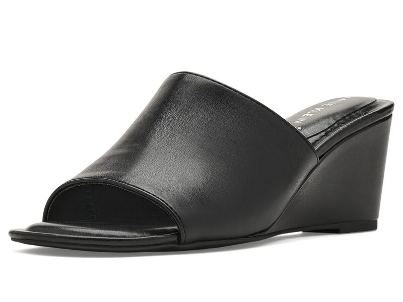 アンクライン レディース シューズ サンダル Anne Klein Charisma Black Smooth ブラック|ReVida 店