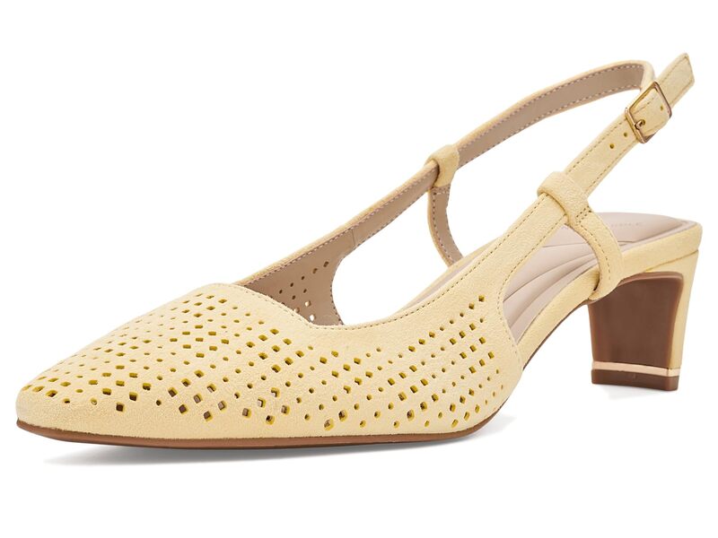 ケネスコール レディース シューズ 踵 Kenneth Cole New York Marbella Perf Lemon Suede