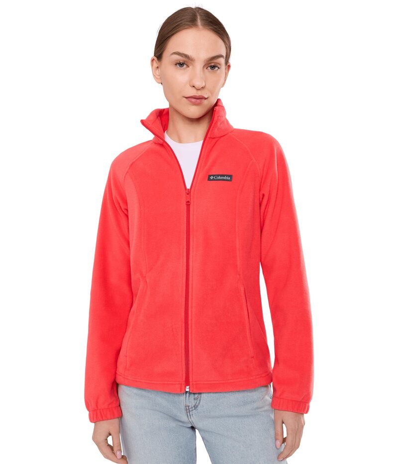 コロンビア レディース アウター 厚地の外套 Columbia Benton Springs Full Zipoppy Red 赤いこと