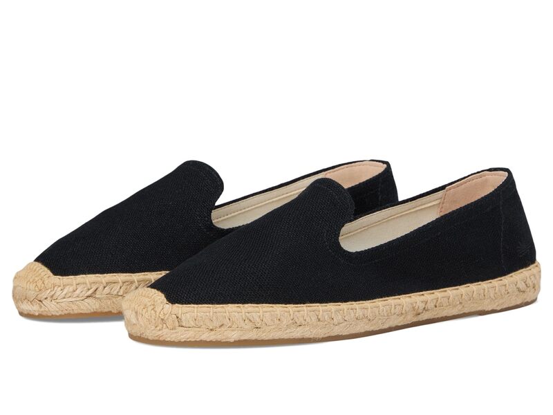ソルドス レディース シューズ スリッポン・ローファー Soludosmoking Slipper Espadrille Noche Black 黒いこと