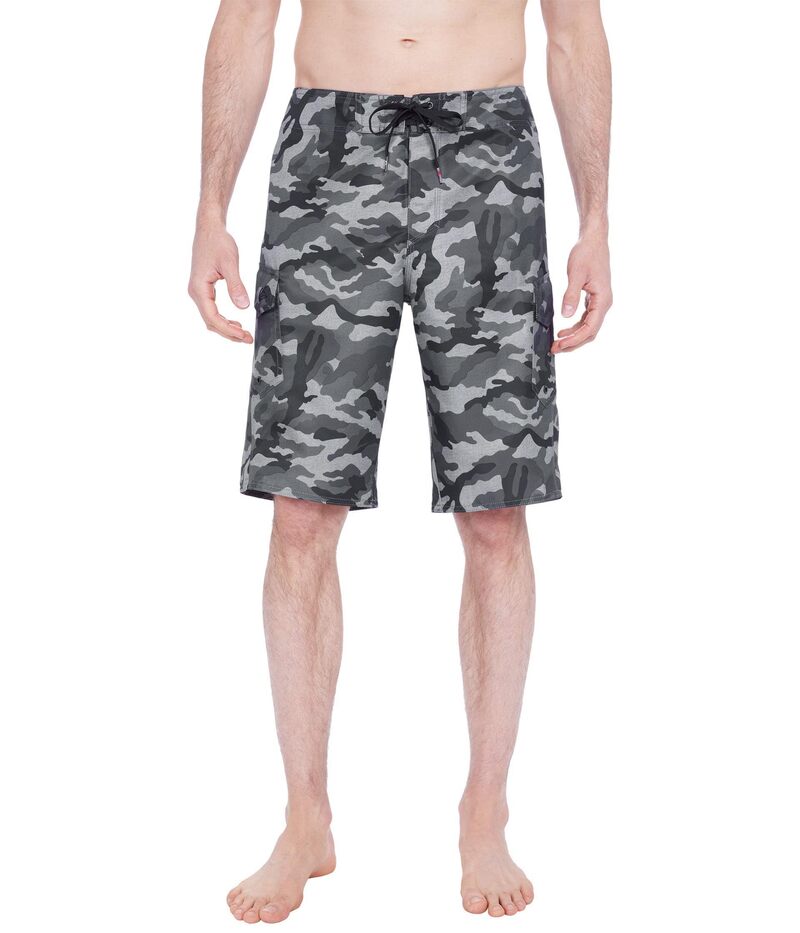 クイックしろがね色 メンズ 水泳着 二分の一ズボン下・さる股引き 遊撃手ズボン下 Quiksilver Manicamo 22\