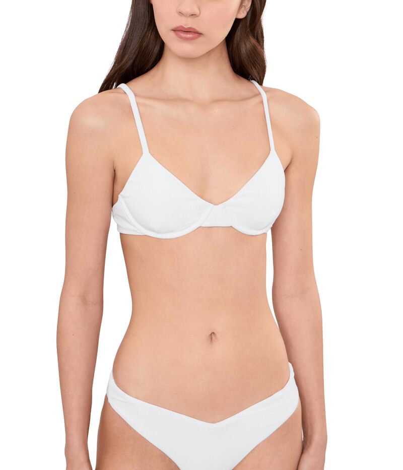 ビーチライオット レディース 海水着 とっ始めのみ Beach Riot Camilla Top White 1 白いこと