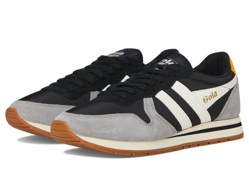 ゴラ メンズ シューズ スニーカー Gola Daytona Chute Black/Cement/Off White 象牙色