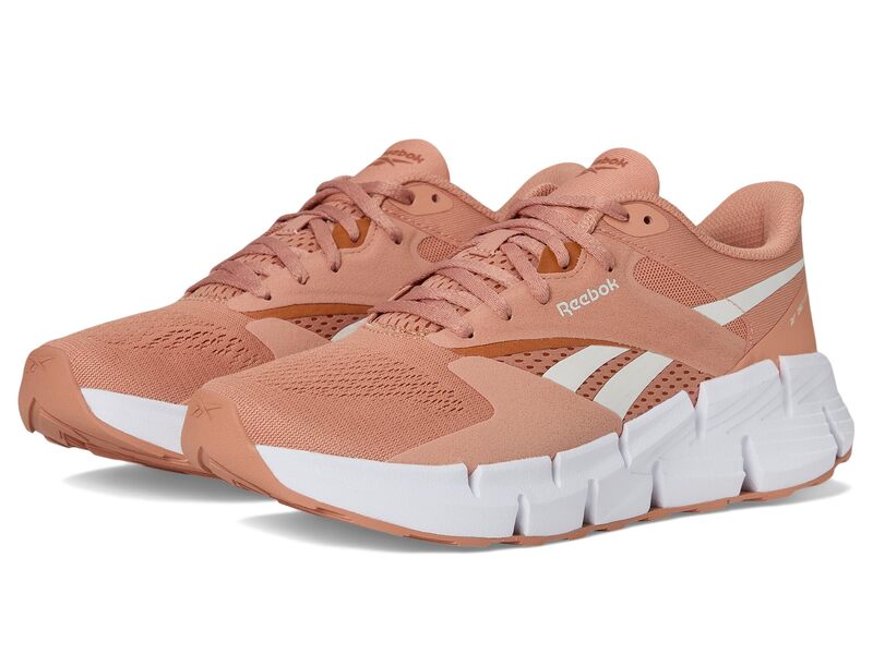 リーボック レディース シューズ スニーカー Reebok Zig Dynamica 5 Clay/Chalk/Dark Ginger 車輪止め