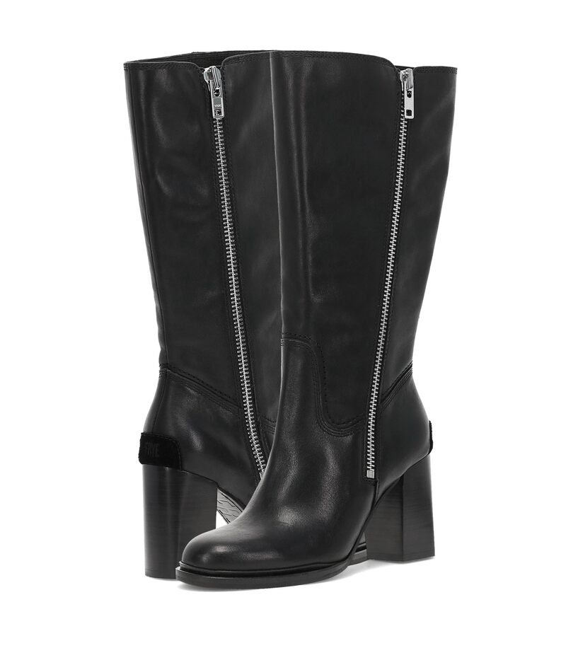 飛球 レディース シューズ ブーツ・レインブーツ Frye Alex Heavy Zip Black 黒いこと