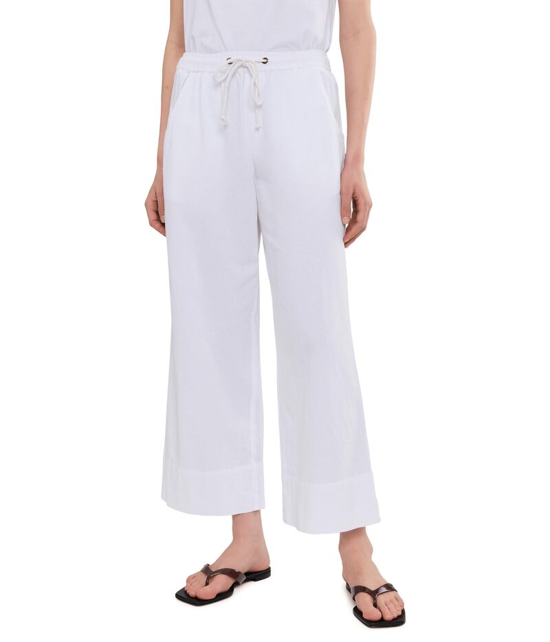 リラピー レディース ボトムス 心地よいズボン下 ワイドレッグ Lilla P Wide Leg Summer Pants White 白いこと